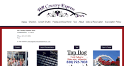 Desktop Screenshot of hillcountryexpresstours.com